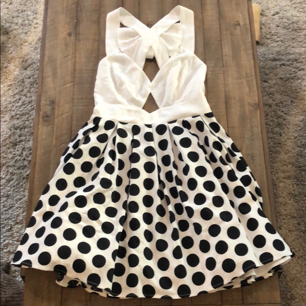 Ark & Co Polka Dot Dress Small